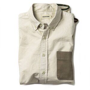 Taylor Stitch + Atelier & Repairs Jack in Washed White Oxford